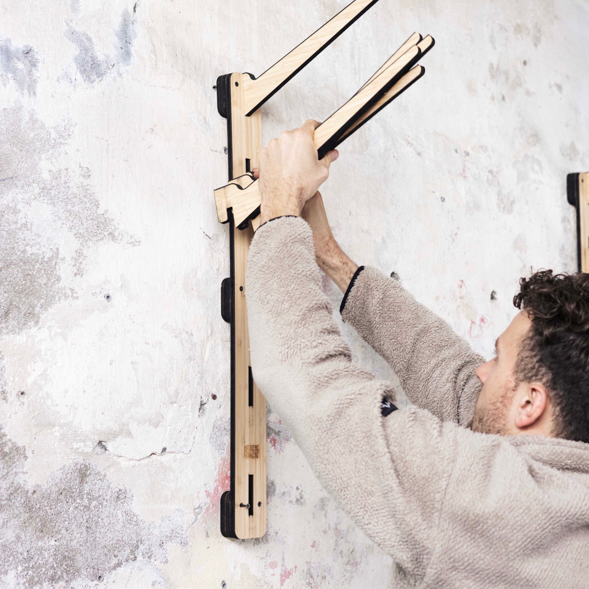 SHCK RACK The Stacker horizontal multi 5 surfboard rack attaching arms